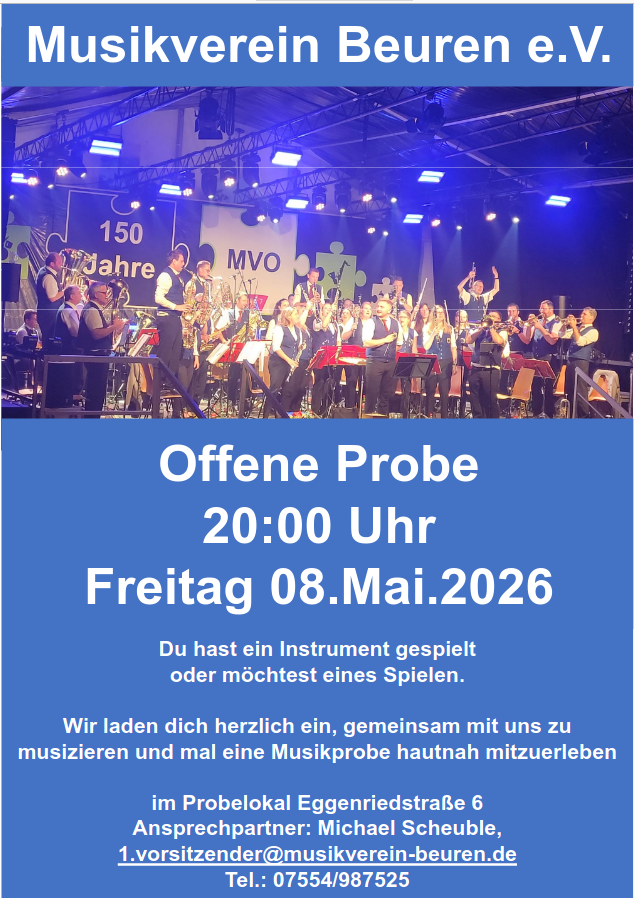 offene Musikprobe - 11.08.2026